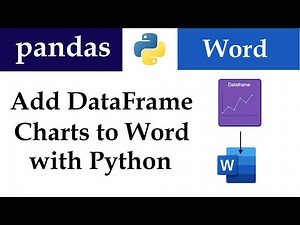 Data Visualization | Pandas Charts Straight Into Word