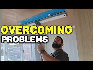 Plastering Over Artex| Advanced. 2 Ceiling at a time •overcoming problems