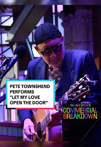 The one and only Pete Townshend joins @Louis Cato and The Late Show Band for a performance of
