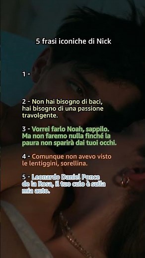 Le migliori frasi di Nick | È Colpa mia