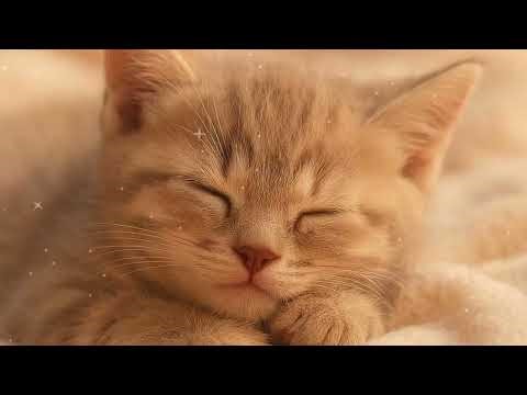 Sleeping Kitten Purring 🐱 Calm Cat Sounds for Relaxation & Sleep (1 Hour)
