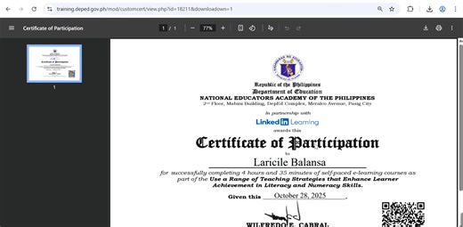 How to get your DepEd Neap Certificate in partnership with Linkedin Learning #DepEdNEAPCertificate #NEAPCertificate #CareerProgression #DepedTrainingCourse | Maam Larisel