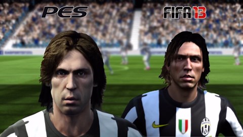 FIFA 13 vs PES 2013 Player Faces