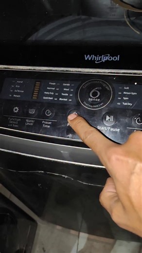 How to Use only Spin Mode in Whirlpool Top Load Washer #WasherFixers | Washer Fixers
