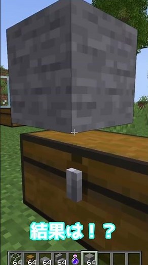 [Testing] Which blocks can you place on a chest and still open it!? [Yukkuri Commentary] #shorts ...