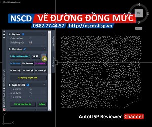 Lisp vẽ Đường đồng mức siêu tốc Chỉ cần lập lưới tam giác từ các điểm cao độ dạng Text Chọn các dạng Đường đồng mức cơ bản 1/2/3 Ứng dụng trả phí do AJS phát triển! Hotline: 0382.77.44.57 | Autolisp Thật là đơn giản