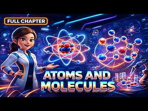 Atoms and Molecules ||9th class || complete chapter || 3Danimation