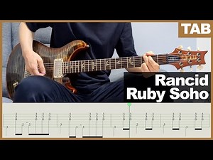 【TAB】Rancid - Ruby Soho [GUITAR COVER] [INSTRUMENTAL COVER] by Yuuki-T