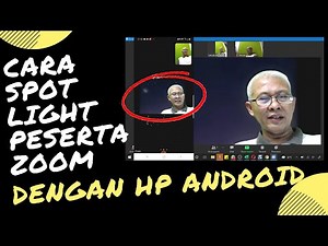 HOW TO SPOTLIGHT ON ZOOM ON ANDROID HP