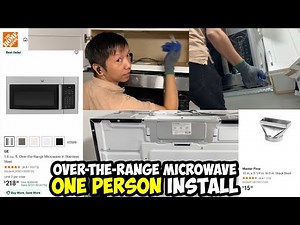 GE Over-the-Range Microwave Installation