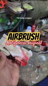 Airbrush Tamiya Buster Sonic & beat magnum (part 1) #mini4wd #custom #painting #hobi #shorts