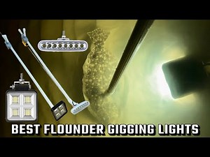 ✅Best Bright Flounder Gigging Light Set up Cordless Connected to 20v Dewalt Battery ￼￼DIY