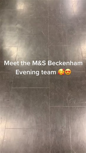 Evening Team Fun at M&S Beckenham: A Lighthearted Moment