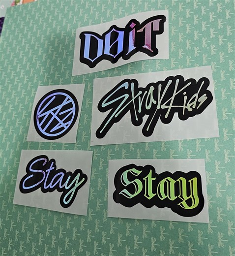 Stray Kids Holographic Vinyl Stickers | Waterproof KPOP Decals (set) - Etsy
