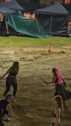 Stage combat, dance style during the Valkyrie Dance Project at the Upstate Renaissance Faire! | Bright Eyes Belly Dance