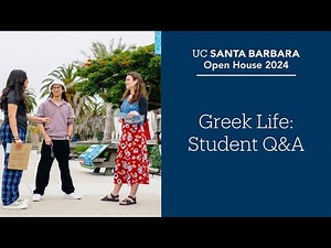 UCSB Greek Life: Student Q&A