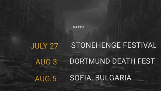 Terrorizer European tour (Festivals) 2024 David Vincent , Pete Sandoval reunion tour. Official members Pete "Commando" Sandoval Official David Vincent Richie Brown Brian Werner | Terrorizer