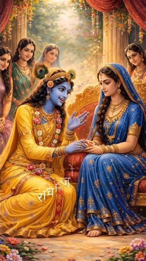 🌿Mohan Ke Man Ko Lubhaye Gayi Re | Radha Krishna Lyrics Video | Krishna Love #radhakrishna #trending