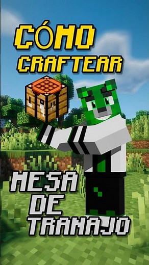 CÓMO CRAFTEAR MESA DE TRABAJO | MINECRAFT #minecraft #mctutorial #java