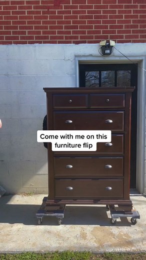 Beautiful transformation #SimplyFlipped #fyp #furniture #flip #makeover #transformation #tools #power #painting #beforeandafter