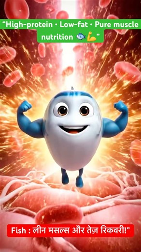 Fish 🐠 Protein for Muscle Growth 💪 || Best High-Protein Fish for Gym & Fitness #shortvideo#gymlife