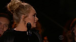 Adele Receives Standing Ovation After Restarting Her George Michael Tribute | Grammys 2017