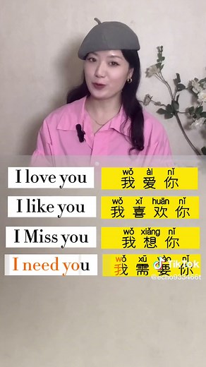 Language of Love in Mandarin: Meaning and Expressions