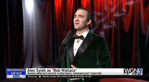 In case you missed it, Alex Syiek stopped by WGN Morning News last week for a special performance. Fun fact: There have been more than 500 recorded versions of “White Christmas” since its 1942 release, making it the best-selling single in music history. Even Irving Berlin didn’t anticipate its success, partly because he wrote the song in just two short sessions, which was unusually fast for him. Hearing it performed live never gets old. Catch Alex on stage in Irving Berlin’s White Christmas The