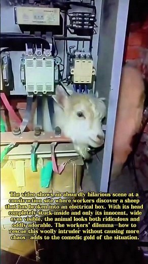 Shocking Discovery: When a Sheep Gets Stuck in a Power Box