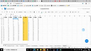 Luckysheet工作表保护功能：如何设置只允许某些单元格区域编辑？