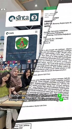 Artikel Ilmiah: Publikasi S2 Psikologi