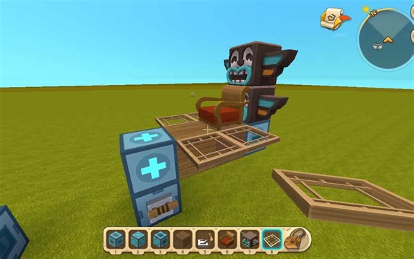 迷你世界：制作会移动的摩托车教学，无限马力根本就停不下来