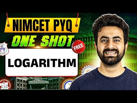 NIMCET Preparation | NIMCET Logarithm PYQ | Logarithm | NIMCET Mathematics | NIMCET Roadmap