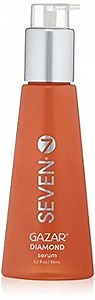 SEVEN Gazar Diamond Hair Serum for Frizzy and Damaged Hair Care, Anti Frizz, Smoothing, Shine Booster with Coconut & Macadamia Oil, Adds Heat Protection, Made in USA, 3.2oz