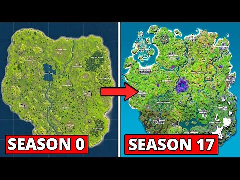 All Fortnite Map Changes in 3 Minutes... (Season 0 - Season 17)