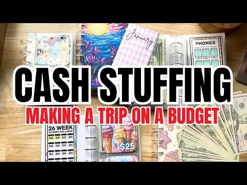 Making a Trip on a Budget When Money Is Tight | Cash Stuffing January 2026