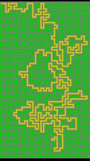 Maze solver #shorts #depthfirstsearch #maze #puzzle #coding #dsa #termux #programming