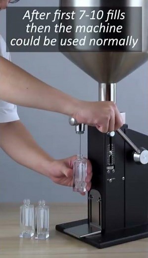How to use manual paste liquid filling machine A03 5 55ml pro