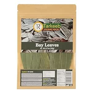 Tarkeeb Bay Leaves - (0.75 oz) | Hand Picked Extra Large Size | All Natural | Gluten Free | NON-GMO | Vegan | Indian Bay Leaves Whole great for cooking soups, stews and vegetables | Indian Origin |