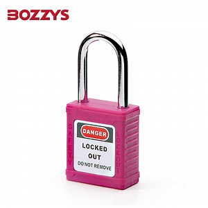 [Hot Item] Bozzys Safety Padlock with Master Keyed and Steel Shackle for Industrial Lockout