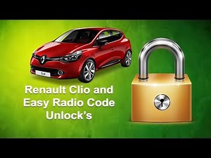 What is the unlock code for the Renault Clio car radio?