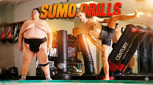 A sumo wrestler's workout routine and diet for high-level strength