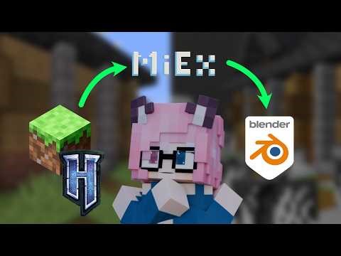 How to use MiEx to export worlds to Blender | Blender Tutorial