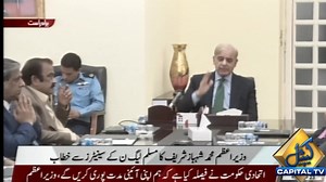 4.7K views · 374 reactions | LIVE | Shahbaz Sharif Addressing PML-N Senators | Capital TV Subscribe: https://www.youtube.com/channel/UCSREAi_AAZ0k9qkSXeAHgjQ | Capital TV | Facebook