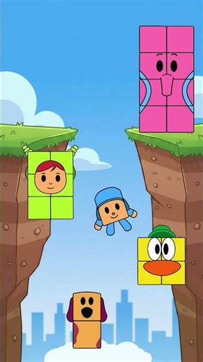 Pocoyo Numberblocks / Infinite Ping Pong Loop #animation #sprunki