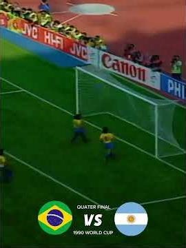 Brazil vs Argentina - 1990 World Cup