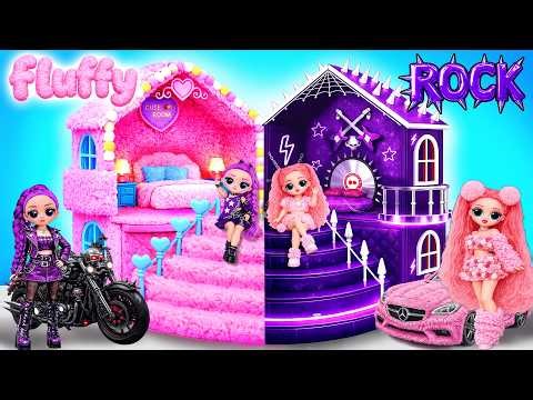Building Cute and Rock Dollhouse for K-Pop Demon Hunters & Baby in Airplane | DIY Crafting Ideas