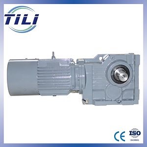 [Hot Item] Energy Efficient Helical Bevel Gear Motors Reducer with Output Shaft
