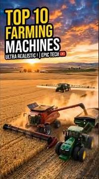 TOP 10 Farming Machines Changing Modern Agriculture #epicmachines #excavator #top10 #shorts #fyp