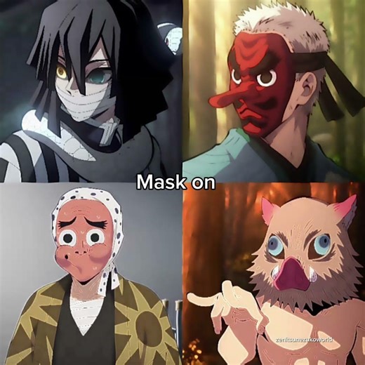 Mask off 🔥🌝🫣 #demonslayer #anime #kimetsunoyaiba #kny